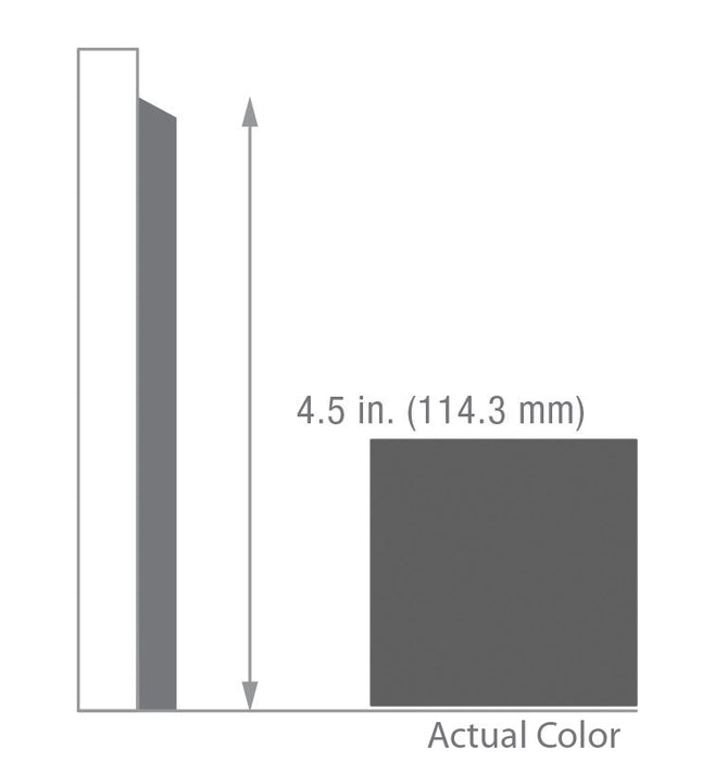Armstrong Commercial - 4.5 in. Rubber Sculptured Wall Base - Smokey Gray