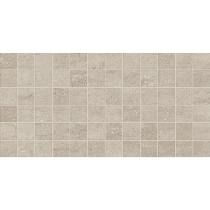 American Olean - Theoretical - 2 in. x 2 in. - Ceramic Tile Mosaic - Matte - Fundamental Gray