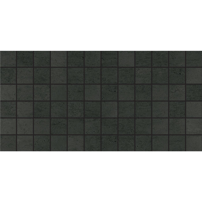 American Olean - Theoretical - 2 in. x 2 in. - Ceramic Tile Mosaic - Matte - Abstract Black