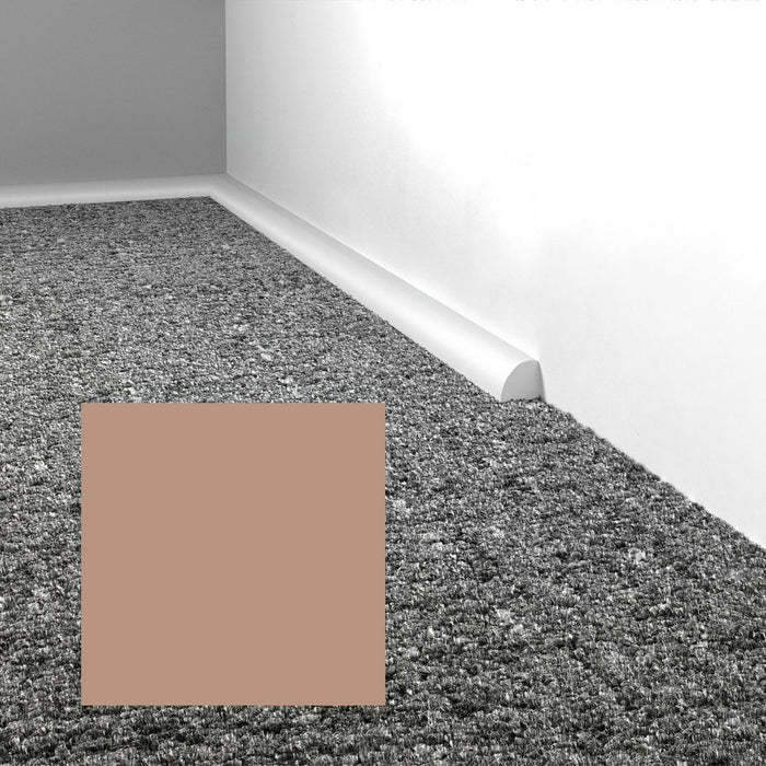 Mohawk - Elemental Edges - .75 in. Quarter Round Rubber Wall Base - Toast