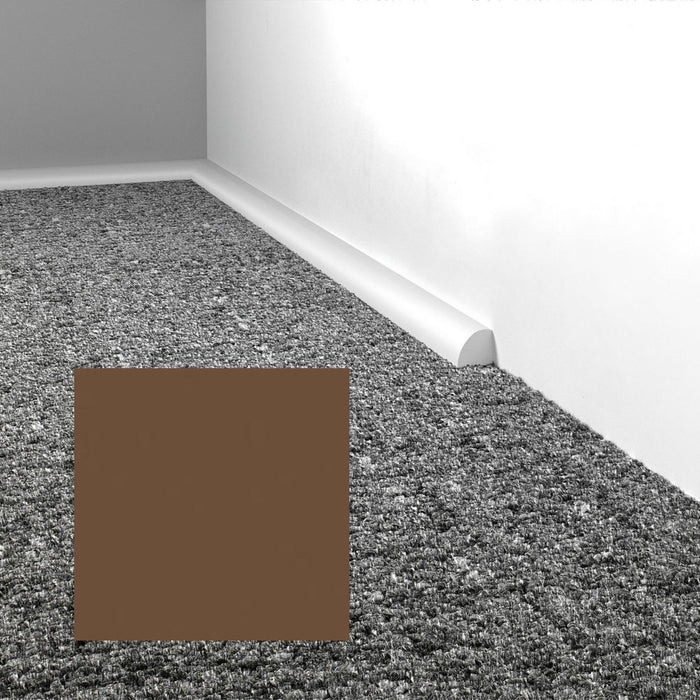 Mohawk - Elemental Edges - .75 in. Quarter Round Rubber Wall Base - Chocolate