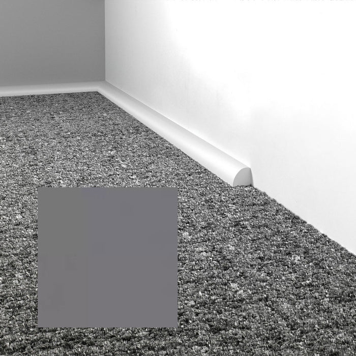 Mohawk - Elemental Edges - .75 in. Quarter Round Rubber Wall Base - Pepper Gray