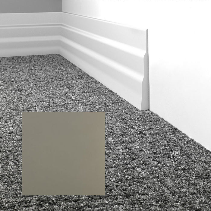 Mohawk - Elemental Edges - 4.5 in. Tapered Wave Rubber Wall Base - Buff