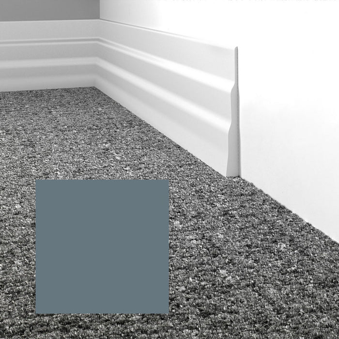 Mohawk - Elemental Edges - 4.5 in. Tapered Wave Rubber Wall Base - Cloudy