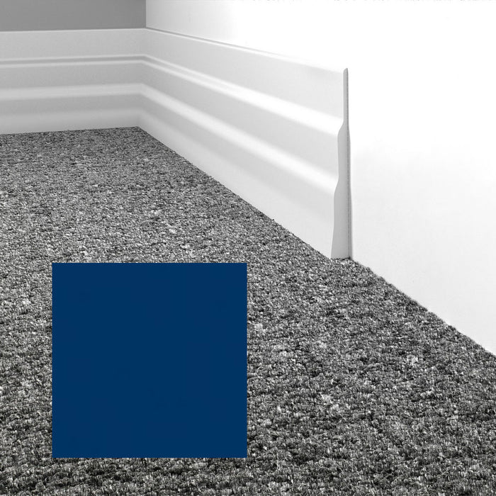 Mohawk - Elemental Edges - 5.5 in. Tapered Wave Rubber Wall Base - Azure