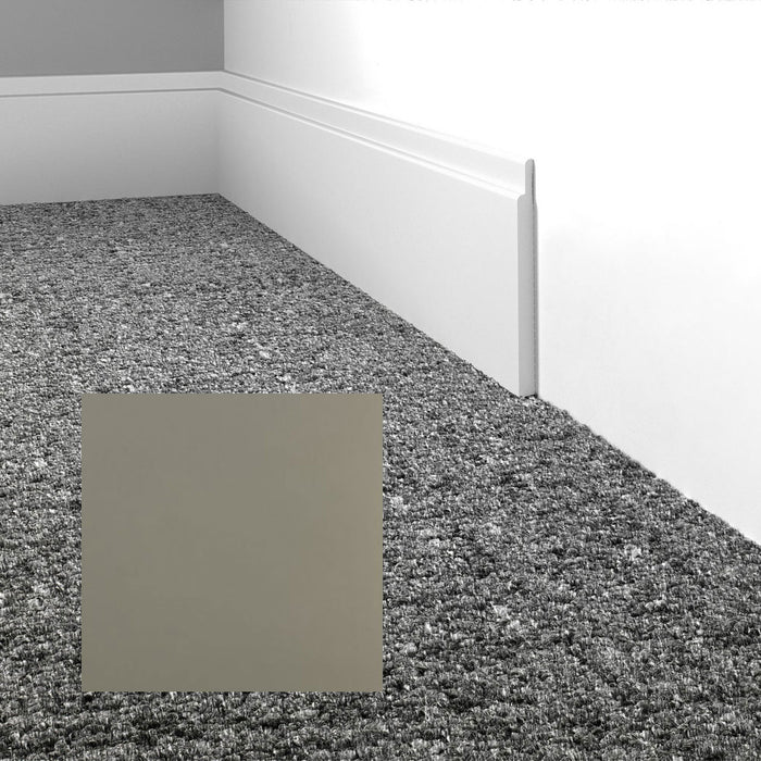 Mohawk - Elemental Edges - 4.5 in. Tilted Edge Rubber Wall Base - Buff