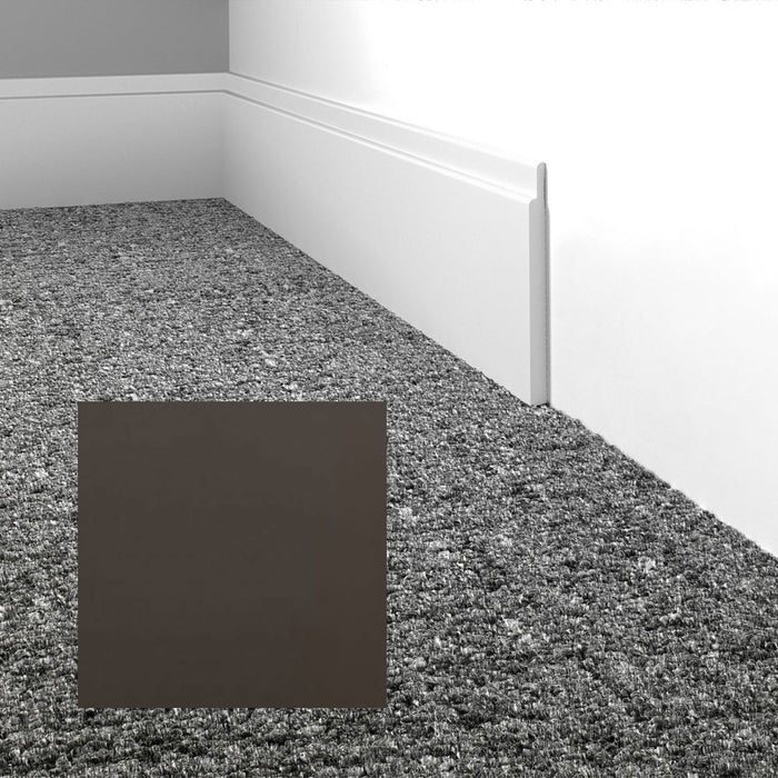 Mohawk - Elemental Edges - 4.5 in. Tilted Edge Rubber Wall Base - Deep Chestnut