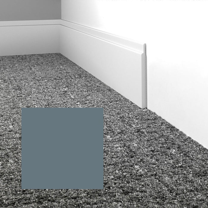 Mohawk - Elemental Edges - 4.5 in. Tilted Edge Rubber Wall Base - Cloudy
