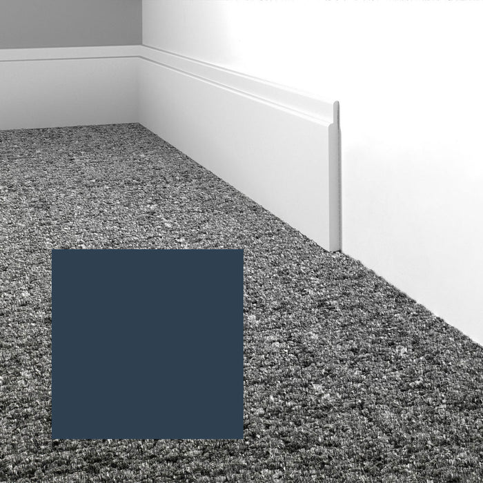 Mohawk - Elemental Edges - 4.5 in. Tilted Edge Rubber Wall Base - Storm Blue