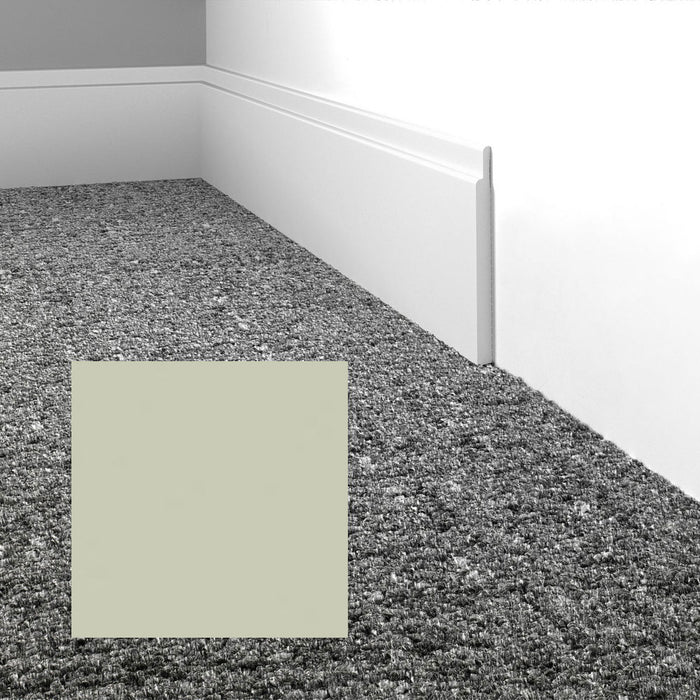 Mohawk - Elemental Edges - 4.5 in. Tilted Edge Rubber Wall Base - Minty