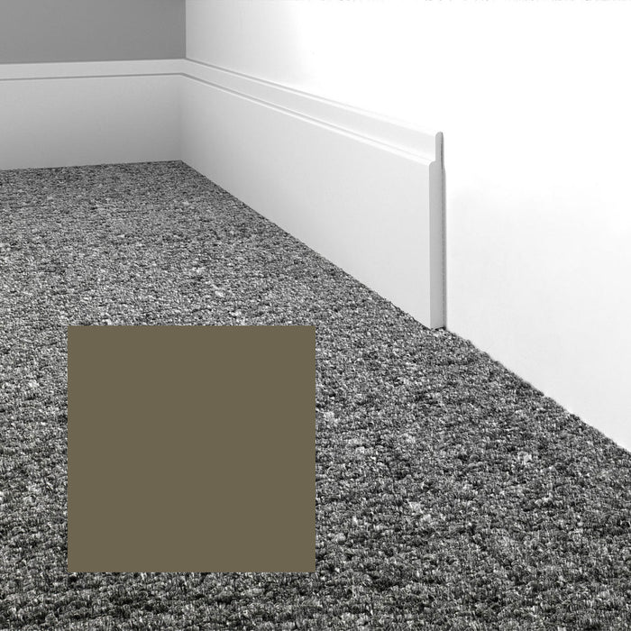 Mohawk - Elemental Edges - 4.5 in. Tilted Edge Rubber Wall Base - Army Green