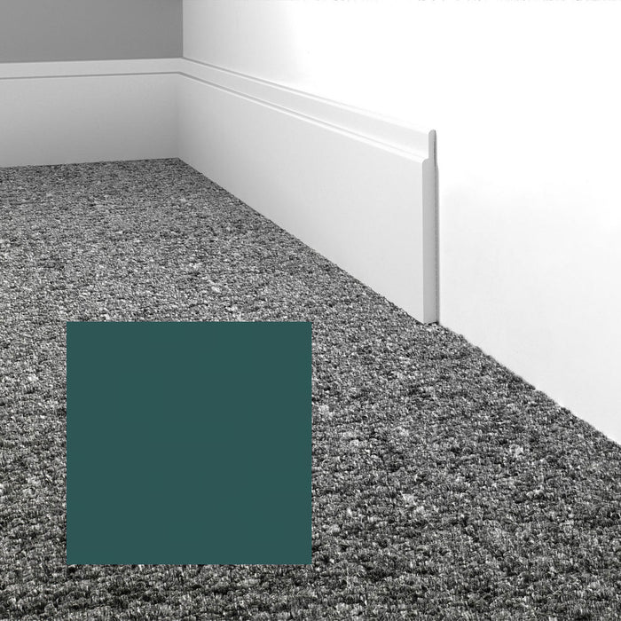 Mohawk - Elemental Edges - 4.5 in. Tilted Edge Rubber Wall Base - Forest Green