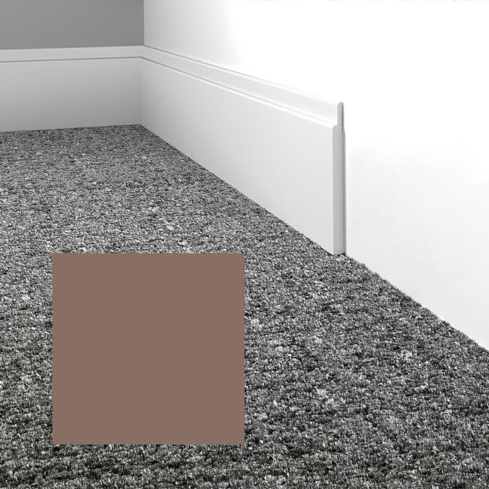 Mohawk - Elemental Edges - 4.5 in. Tilted Edge Rubber Wall Base - Earth