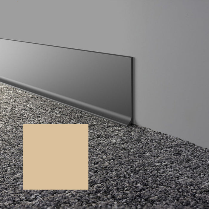 Mohawk - Elemental Edges - 4 in. x 48 in. Cove Rubber Wall Base - Tan