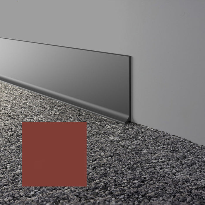 Mohawk - Elemental Edges - 4 in. x 48 in. Cove Rubber Wall Base - Paprika