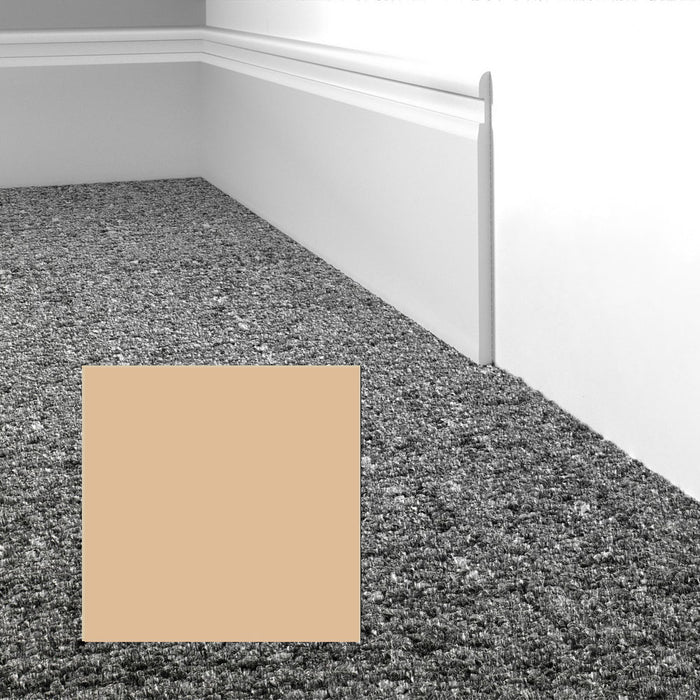 Mohawk - Elemental Edges - 4 in. Crisp Edge Rubber Wall Base - Pale Earth