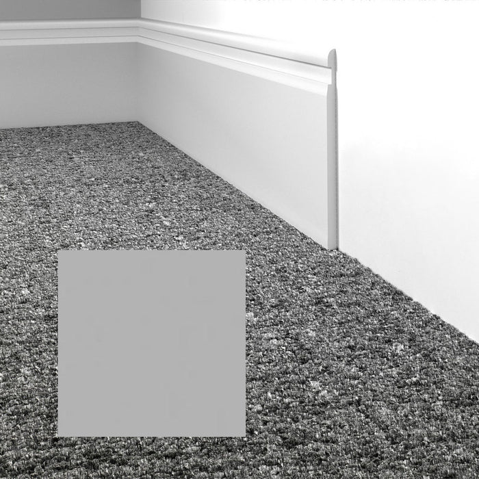 Mohawk - Elemental Edges - 4 in. Crisp Edge Rubber Wall Base - Ice Gray