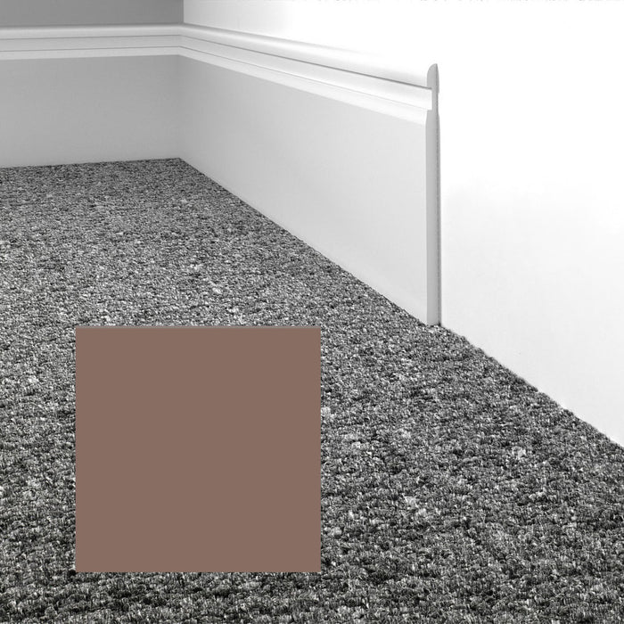 Mohawk - Elemental Edges - 4 in. Crisp Edge Rubber Wall Base - Earth