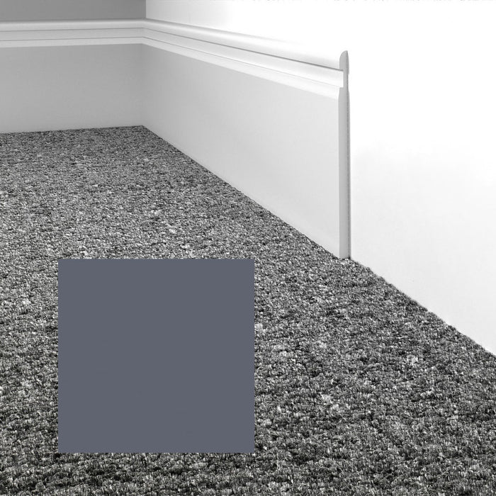 Mohawk - Elemental Edges - 4 in. Crisp Edge Rubber Wall Base - Slate