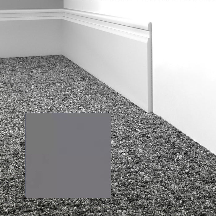 Mohawk - Elemental Edges - 4 in. Crisp Edge Rubber Wall Base - Pepper Gray
