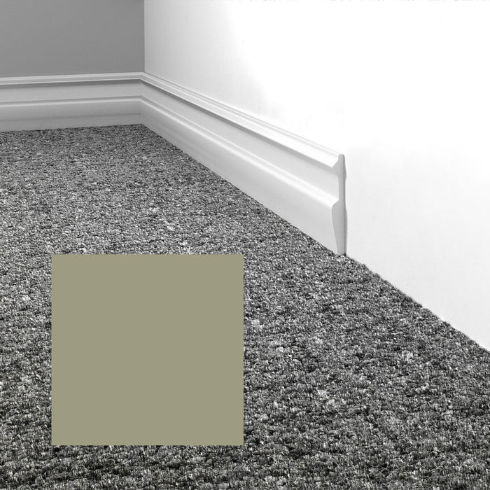 Mohawk - Elemental Edges - 3 in. Edge Lap Rubber Wall Base - Pale Olive