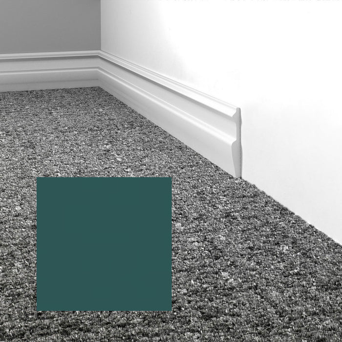 Mohawk - Elemental Edges - 3 in. Edge Lap Rubber Wall Base - Forest Green