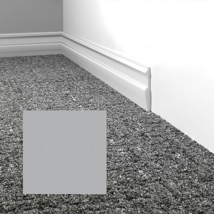 Mohawk - Elemental Edges - 3 in. Edge Lap Rubber Wall Base - Ice Gray