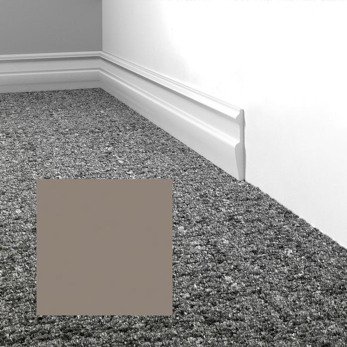 Mohawk - Elemental Edges - 3 in. Edge Lap Rubber Wall Base - Ashen