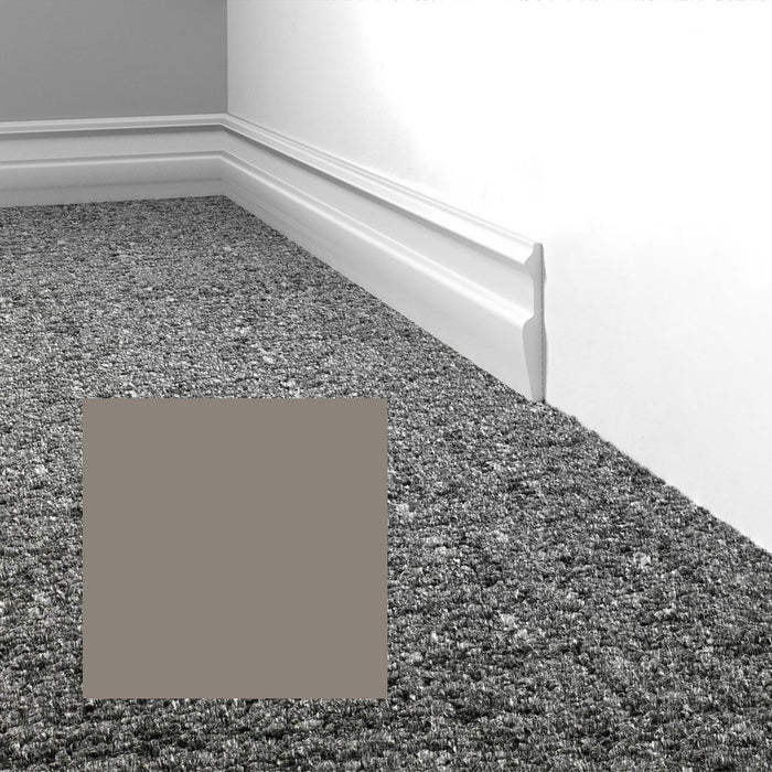 Mohawk - Elemental Edges - 3 in. Edge Lap Rubber Wall Base - Greige