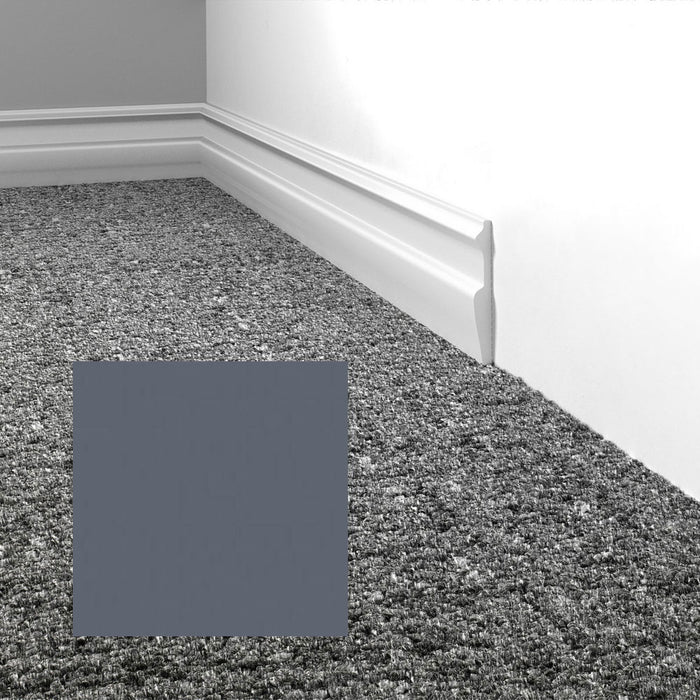 Mohawk - Elemental Edges - 3 in. Edge Lap Rubber Wall Base - Slate