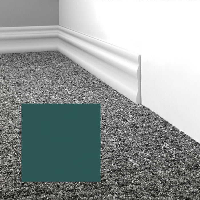 Mohawk - Elemental Edges - 3.5 in. Module Rubber Wall Base - Forest Green