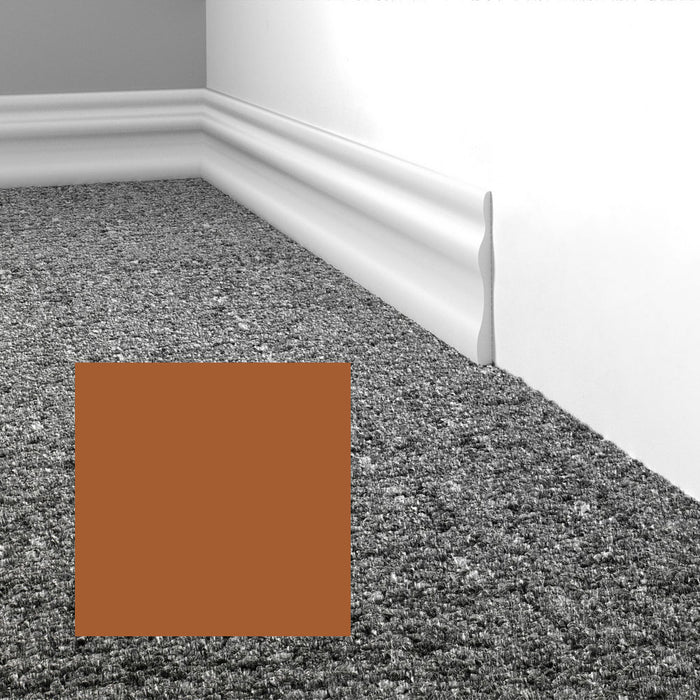 Mohawk - Elemental Edges - 3.5 in. Module Rubber Wall Base - Auburn