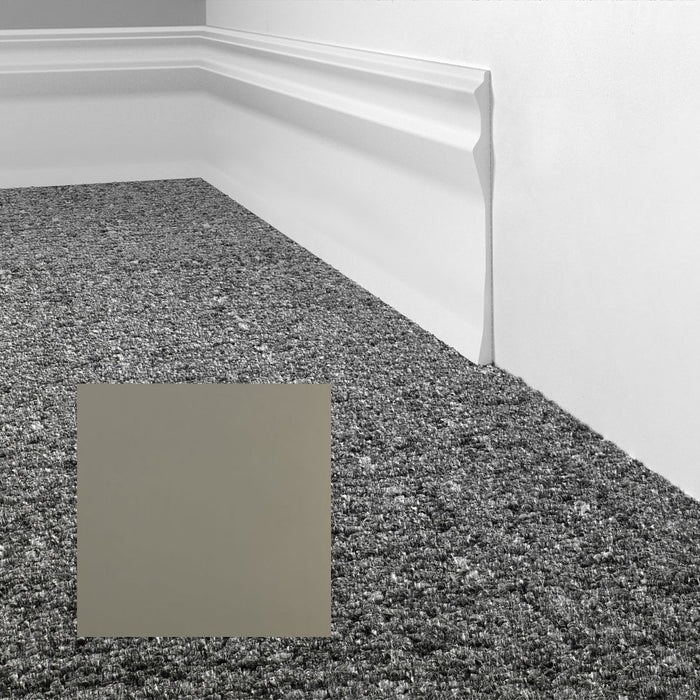 Mohawk - Elemental Edges - 6 in. Sculpted Edge Rubber Wall Base - Buff