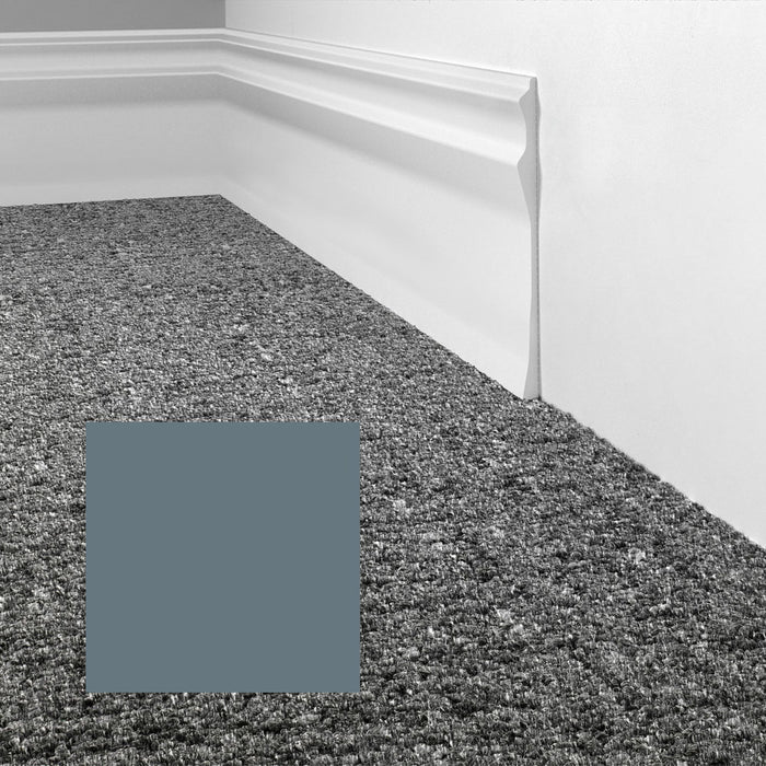 Mohawk - Elemental Edges - 4.5 in. Sculpted Edge Rubber Wall Base - Cloudy