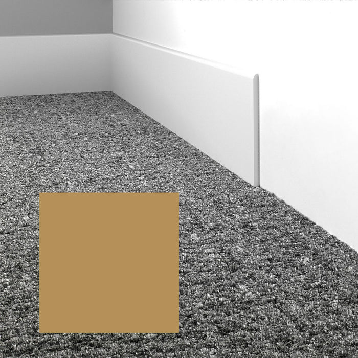 Mohawk - Elemental Edges - 3 in. Straight Cut Rubber Wall Base - Camel