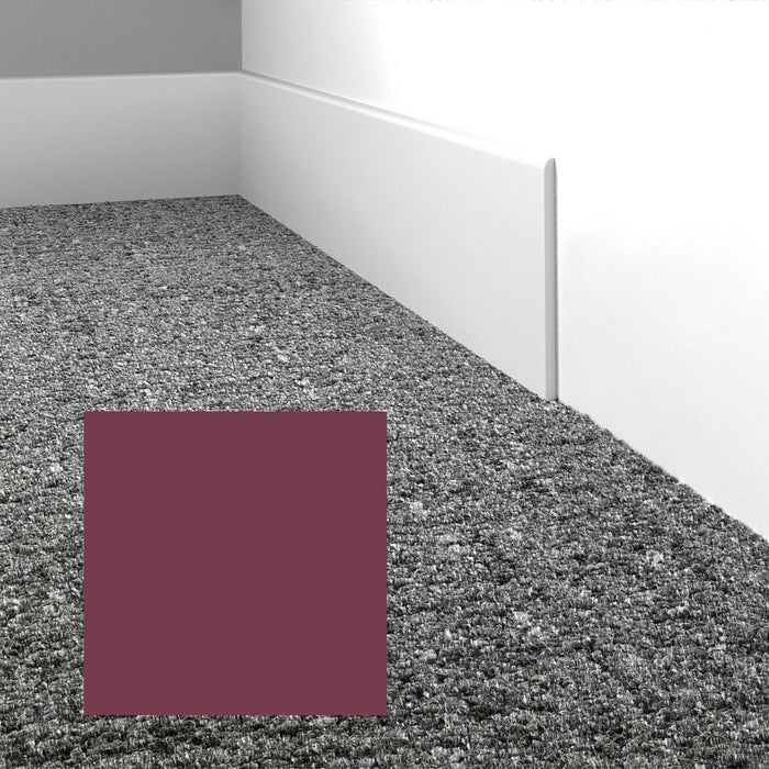 Mohawk - Elemental Edges - 3 in. Straight Cut Rubber Wall Base - Plum