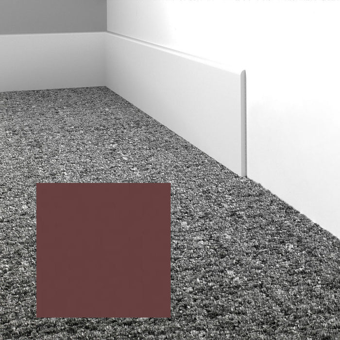 Mohawk - Elemental Edges - 4.5 in. Straight Cut Rubber Wall Base - Mulberry