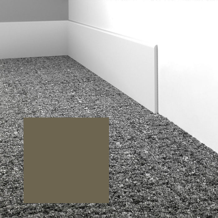 Mohawk - Elemental Edges - 3 in. Straight Cut Rubber Wall Base - Army Green