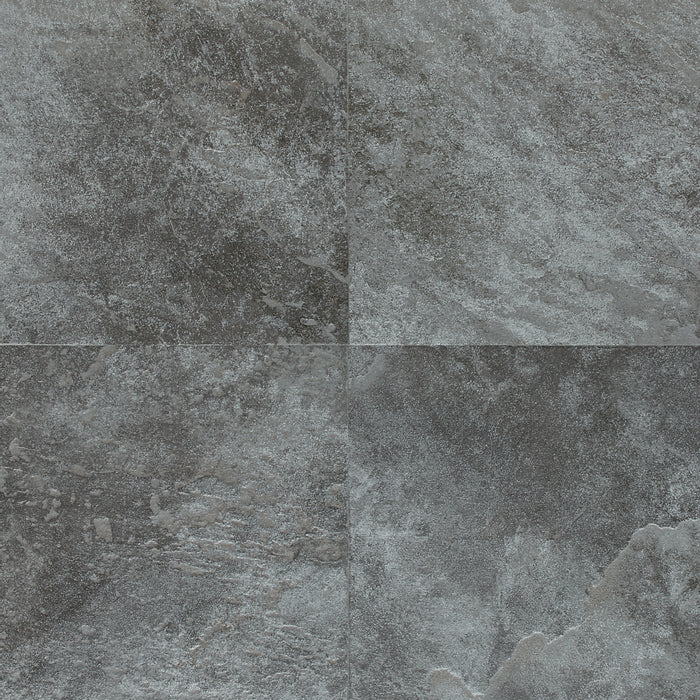 Daltile - Continental Slate - 12 in. x 12 in. - Porcelain Tile - Matte - English Grey
