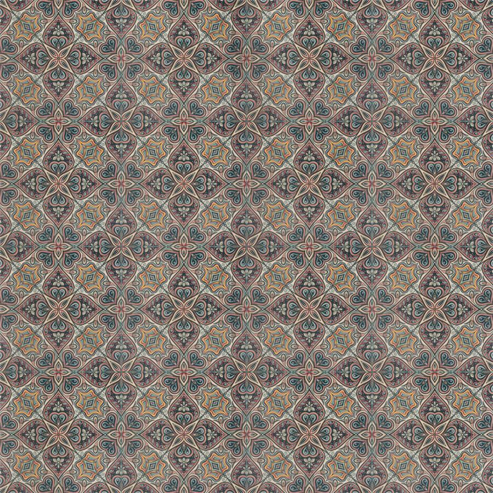 Somertile - Imagine Porcelain Tile - Tapestry Mandala Installed