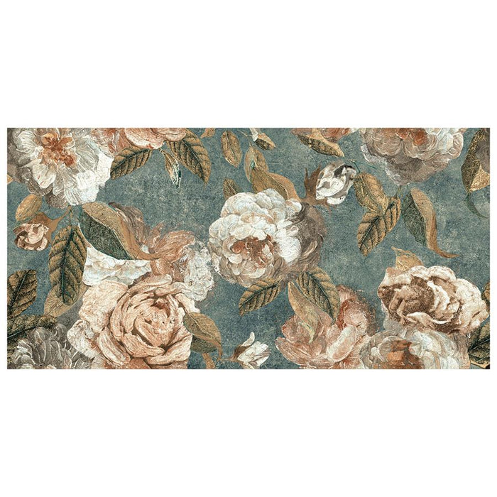 Somertile - Parete Porcelain Tile - Fiori Green