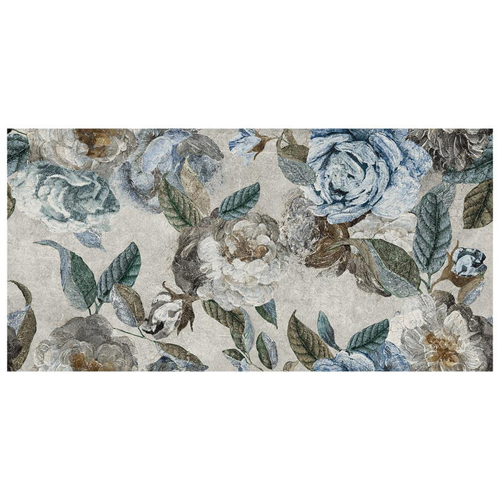 Somertile - Parete Porcelain Tile - Fiori Grey