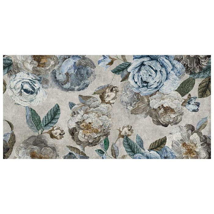 Somertile - Parete Porcelain Tile - Fiori Grey