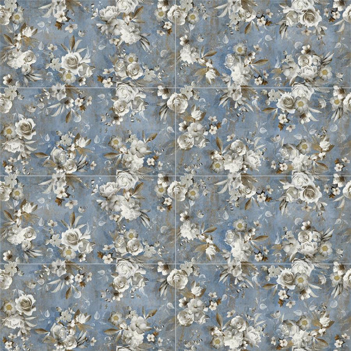 Somertile - Parete Porcelain Tile - Setoso Blue Variation