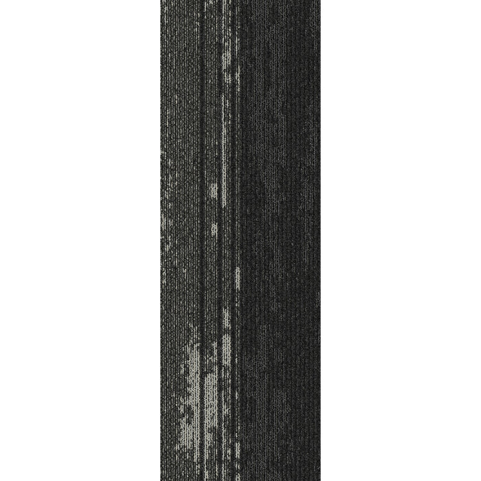 Mohawk Group - Art Style - Metallic Path - 12 in. x 36 in. - Commercial Carpet Tile - Charcoal Spark