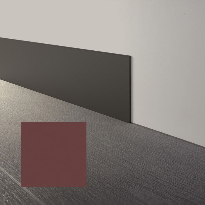 Mohawk - Elemental Edges - 6 in. x 48 in. Straight Rubber Wall Base - Mulberry