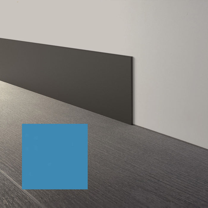 Mohawk - Elemental Edges - 4 in. x 48 in. Straight Rubber Wall Base - Sky