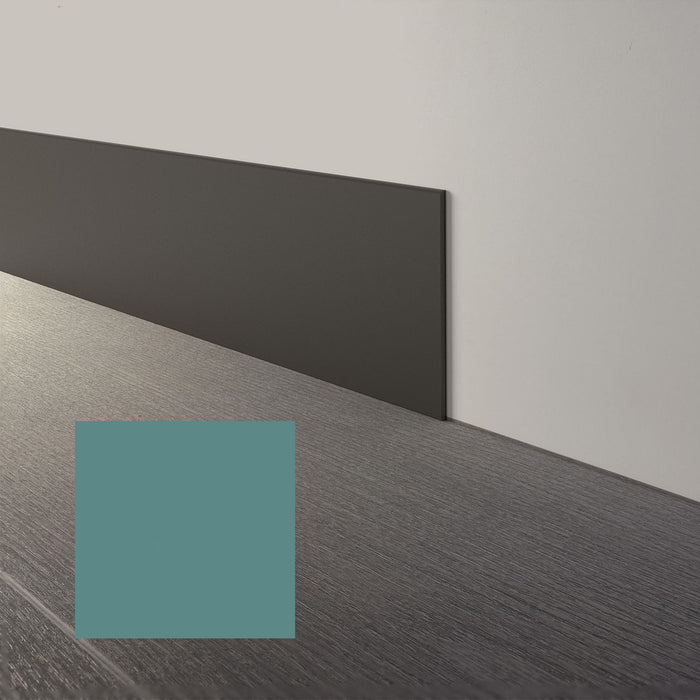 Mohawk - Elemental Edges - 4 in. x 48 in. Straight Rubber Wall Base - Cool Mint
