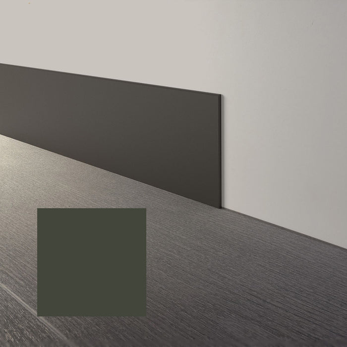 Mohawk - Elemental Edges - 4 in. x 48 in. Straight Rubber Wall Base - Olive