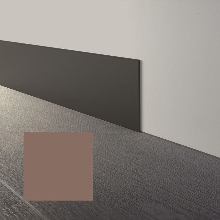Mohawk - Elemental Edges - 6 in. x 48 in. Straight Rubber Wall Base - Earth